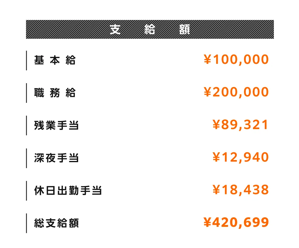支給例 概要